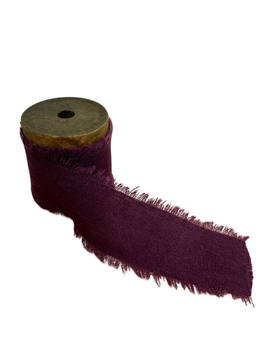 Purple Cotton Ribbon for Crafts - 1 1/2" x 5 Yards, 2 Rolls