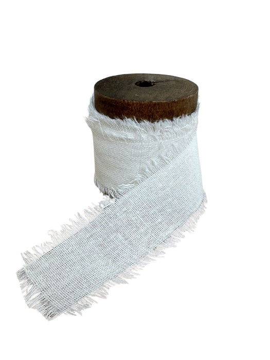 White Cotton Ribbon for Crafts - 1 1/2" x 5 Yards, 2 Rolls, 4th of July, America’s 250th Birthday, Wedding, Reception, Bridal Shower, Valentine's Day, DIY, Gift Bow, Hair Bows, School Graduation
