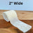 Ivory Velvet Ribbon for Crafts - 2" x 1 Yard, 3 Rolls
