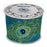 Peacock Print Fall Wired Ribbon - 2 1/2 inch x 10 Yards