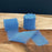 Blue Chiffon Ribbon for Crafts - 1 1/2" x 5 Yards, 2 Rolls