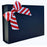 Pre-Tied Striped Christmas Bows - 3 1/4" Wide, Set of 12