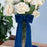 Blue Velvet Ribbon for Crafts - 2" x 1 Yard, 3 Rolls