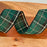 Black and Green Plaid Christmas Ribbon - 1 1/2" x 10 Yards