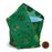 Green Glitter Polka Dots Satin Wired Ribbon - 2 1/2" x 10 Yards, Christmas, Gift Basket
