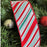 Red White Teal Green Candy Cane Ribbon - 2 1/2" x 10 Yards