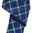 Royal Diagonal Plaid Wired Ribbon - 2 1/2 inch x 10 Yards, 4th of July, America 250 Anniversary, Father's Day, Royal Blue, White & Green Plaid, Police Support, Birthday Crafts, School Graduation