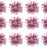 Pink 3-D Flower Pop Up Cards - 4" Wide, Set of 25