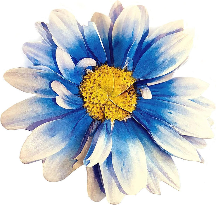 Blue 3-D Flower Pop Up Cards - 4" Wide, Set of 25