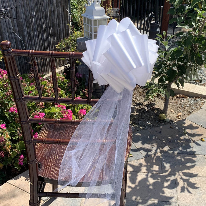 gaerdne wedding chair bows