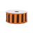 Halloween Striped Wired Edge Ribbon - 1 1/2" x 10 Yards