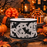Gray Bats Eek Wired Ribbon - 2 1/2" x 10 Yards, Halloween, Black Fluffy Edges, Trick or Treat, Pumpkin Patch, Gift Wrapping, Wreath, Party Decor, School, Office, Fundraiser