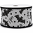 Gray Bats Eek Wired Ribbon - 2 1/2" x 10 Yards, Halloween, Black Fluffy Edges, Trick or Treat, Pumpkin Patch, Gift Wrapping, Wreath, Party Decor, School, Office, Fundraiser