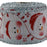 Christmas Tinsel Wired Edge Ribbon - 2 1/2" x 10 Yards, Smiling Snowman, Glitter Snowflakes and Christmas Lights, Gifts, Bows, Wreath, Presents, Decor, Boxing Day, Gift Basket