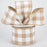 Tan Plaid Wired Edge Ribbon - 2 1/2" x 10 Yards