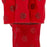 Red ribbon with red glitter polka dots 
