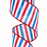 Red White Blue Stripes Wired Ribbon - 2 1/2" x 10 Yards, 4th of July, America 250 Anniversary, USA, Election Wreath, Swag, Garland, USA, Patriotic Decor, Summer, Labor Day, Birthday, Veteran's Day