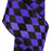 Purple Black Harlequin Wired Ribbon - 4" x 10 Yards, Halloween, Masquerade, Glitter, Fall, Single Faced, Holiday Garland, Gift Wrap, Wreath, Birthday, Carnival, Awareness Ribbon, Mardi Gras