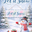 Let It Snow Glitter Wooden Sign - 12.5" x 6", Light Blue Pink & Green Stripes