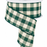 Hunter Green Cream Gingham Plaid Ribbon - 2 1/2" x 50 Yards, Christmas, Wired Edge, Gift Wrapping, Presents, Wreath, Garland, Tree Topper, Swag, Farmhouse, Rustic Decor, Birthday, DIY Craft