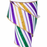 Glitter Striped Mardi Gras Ribbon - 2 1/2" x 10 Yards