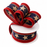Tea Stained American Stars Ribbon - 1 1/2" x 10 Yards, 4th of July, America 250 Anniversary, American Flag Wired Ribbon, DIY, USA, Rustic, Election, Rally, Veterans Day, Wired Ribbon, Labor Day, 1776