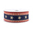 Stars and Bars Patriotic Ribbon - 1 1/2" x 10 Yards, Labor Day, Election Day, Veterans Day, America 250 Anniversary, American Flag Wired Ribbon, Crafts, USA Decor, Rustic, Rally