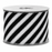 Black White Diagonal Striped Wired Ribbon - 2 1/2" x 25 Yards, Halloween, Fall, Thanksgiving, Christmas, Wreath Bows, Gift Wrapping, Party Decor, Floral Arrangements, Birthday, Anniversary, Glitter