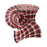 Classic Plaid Pleated Wired Ribbon - 5 1/2" x 5 Yards, Red, Black, Ivory