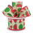 Watermelon Pattern Natural Wired Ribbon - 2 1/2" x 10 Yards