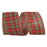 Red Green Tartan Gold Edge Christmas Plaid Ribbon - 2 1/2" x 10 Yards, Wired Edge, Gift Wrapping, Presents, Wreath, Swag, Tree Topper, Garland, Winter Decoration, Black, Blue, Yellow