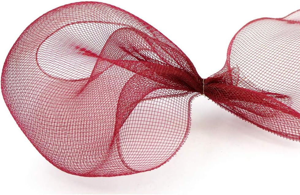 Burgundy Deco Mesh Wreath Decor - 10" x 10 Yards