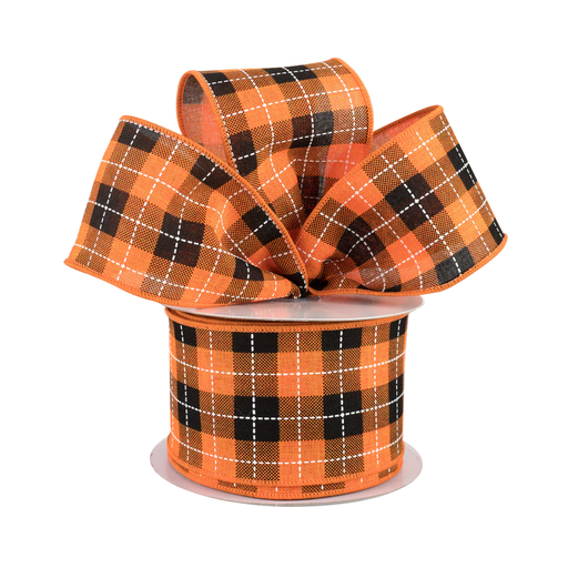 Holiday Cider Plaid Wired Ribbon - 2 1/2" x 10 Yards