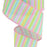 Spring Pastel Striped Wired Ribbon - 2 1/2" x 10 Yards, Easter, Earth Day, Summer, Birthday, Baby Shower, Gender Reveal, Fundraiser, Wreath, Gift Bows, Gift Wrap, School, Office, Swag, Garland