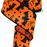 Orange Black Bats Eek Ribbon - 2 1/2" x 10 Yards, Halloween, Trick or Treat, Haunted House, Fundraiser, Gift Wrapping, Wreath, Party Decor, Wired Edge, Classroom, Office, DIY Crafts