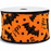 Orange Black Bats Eek Ribbon - 2 1/2" x 10 Yards, Halloween, Trick or Treat, Haunted House, Fundraiser, Gift Wrapping, Wreath, Party Decor, Wired Edge, Classroom, Office, DIY Crafts
