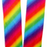 Pride Rainbow Satin Decorative Ribbon – 2 1/2” x 10 Yards