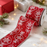 Red Silver Snowflakes Wired Ribbon - 2 1/2" x 10 Yards, Christmas, Wreath, Garland, DIY Crafts, Presents, Gift Wrapping, Gift Bows, Winter Holidays, Boxing Day, Fundraiser