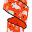 Orange Halloween Boo Ghosts Ribbon - 2 1/2" x 10 Yards, Wired Edge, White Dots, Black Stars, Wreath, Garland, Swag, Hair Bows, Autumn, Trick or Treat, Haunted House
