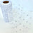 White Polka Dot Tulle Decor - 6" x 25 Yards, Fabric Netting Ribbon