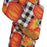Pumpkin Patch Plaid Wired Ribbon - 2 1/2" x 10 Yards, Halloween, Fall, Thanksgiving, Black White Buffalo Check, Metallic Gold Edges, Rustic Orange Pumpkins, Wreath, Gift Wrapping, Presents