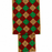 Red Gold Green Argyle Ribbon - 2 1/2" x 10 Yards, Christmas, Wreath, Tree Bows, Garland, Gift Wrapping, Velvet, Glitter, Birthday, Presents, Winter, Party Decor