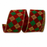 Red Gold Green Argyle Ribbon - 2 1/2" x 10 Yards, Christmas, Wreath, Tree Bows, Garland, Gift Wrapping, Velvet, Glitter, Birthday, Presents, Winter, Party Decor