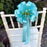 Aqua Artificial Silk Mini Roses - 12 Dozens, 144 Rosebuds Total