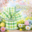 St. Patrick's Day Spring Green White Plaid Ribbon - 2 1/2" x 10 Yards