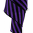 Purple Black Striped Wired Ribbon - 2 1/2" x 10 Yards, Halloween, Fall, Wreath, Gift Basket, Christmas, Birthday, Garland, Bows, Gift Wrapping, Glitter, Gothic Decor, Mardi Gras