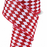 Red White Diamonds Harlequin Ribbon - 2 1/2" x 10 Yards, Christmas, Argyle, Red Wire Edged, Glittered, Tree Decoration, Wreath, Gift Wrapping, Anniversary, Birthday, Wedding