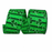 St Patrick's Day Clover Ribbon - 2 1/2" x 10 Yards, Glitter Shamrocks, Emerald Green, Wreath, Gift Wrapping, Garland, Party Decor, DIY Crafts, Wired Edge