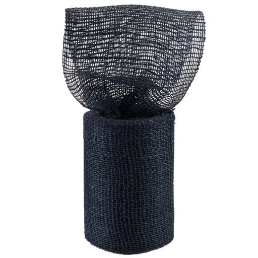 Navy Blue Jute Burlap Ribbon - 6" x 10 Yards