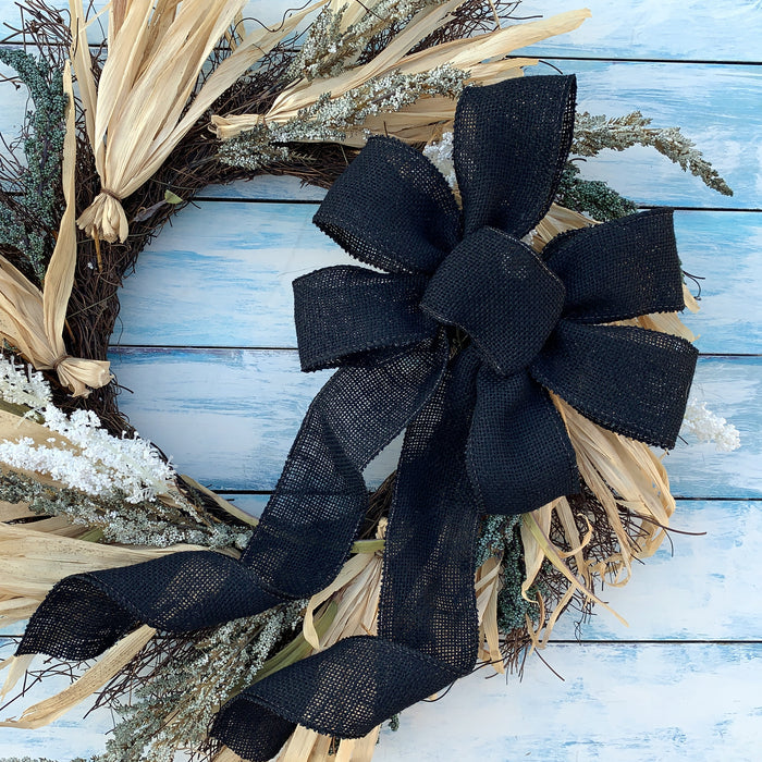 wired-edge-black-burlap-decorative-wreath-bow